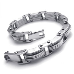 Skillful Manufacture Color Brilliancy Reliable Quality Titanium Bracelet