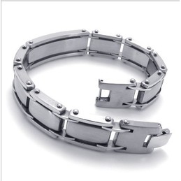 Skillful Manufacture Color Brilliancy Stable Quality Titanium Bracelet