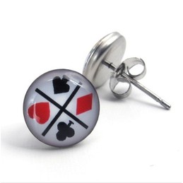 Skillful Manufacture Colorful Stable Quality Titanium Earrings