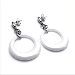 Elegant Shape Delicate Colors Stable Quality Titanium Earrings