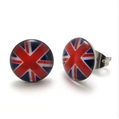 Finely Processed Colorful Reliable Quality Titanium Earrings