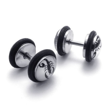 Finely Processed Delicate Colors Stable Quality Titanium Earrings