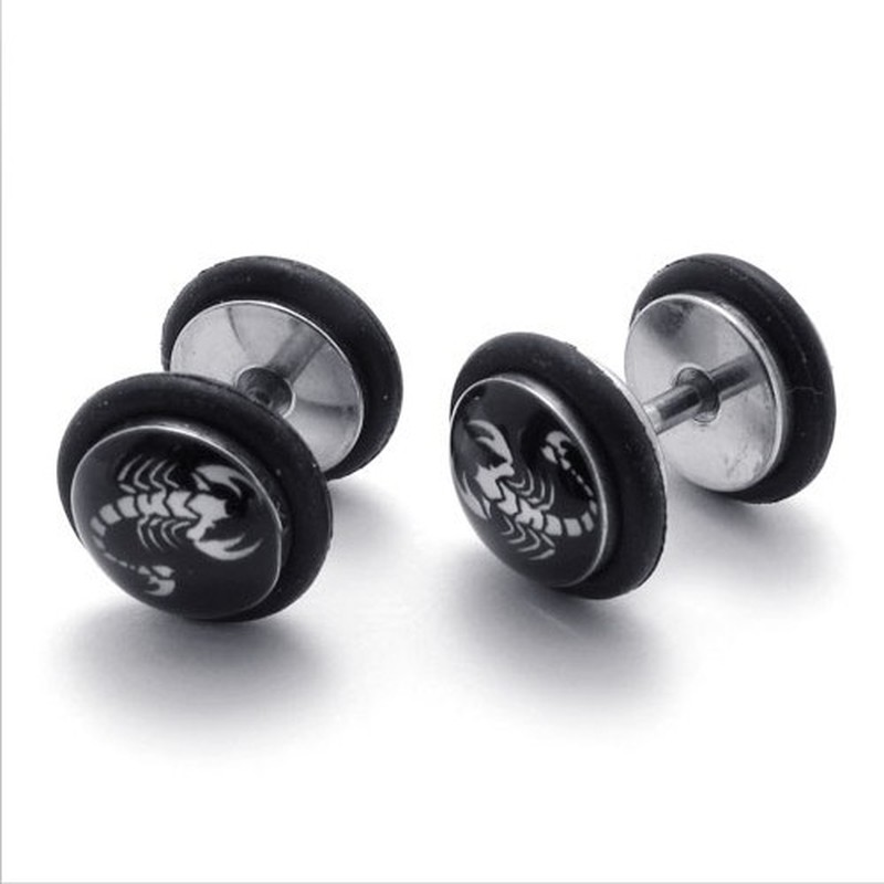 Attractive Design Delicate Colors Excellent Quality Titanium Earrings