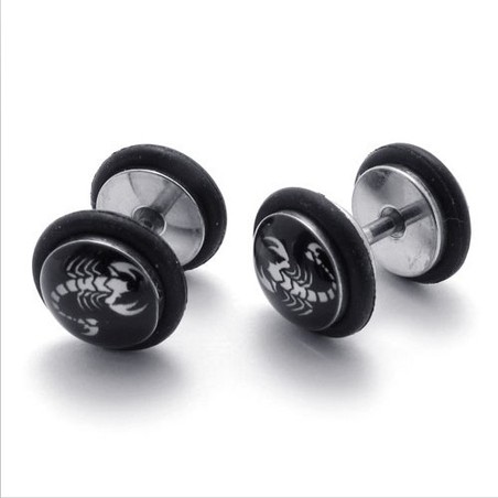 Attractive Design Delicate Colors Excellent Quality Titanium Earrings