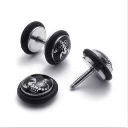 Attractive Design Delicate Colors Excellent Quality Titanium Earrings