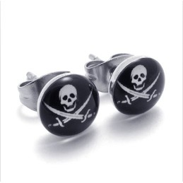 Latest Technology Delicate Colors Reliable Quality Titanium Earrings