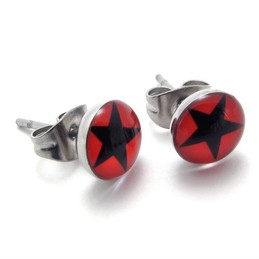 Deft Design Colorful Reliable Quality Titanium Earrings
