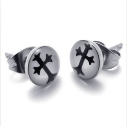 Finely Processed Delicate Colors Excellent Quality Titanium Earrings