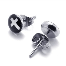 Deft Design Delicate Colors Stable Quality Titanium Earrings