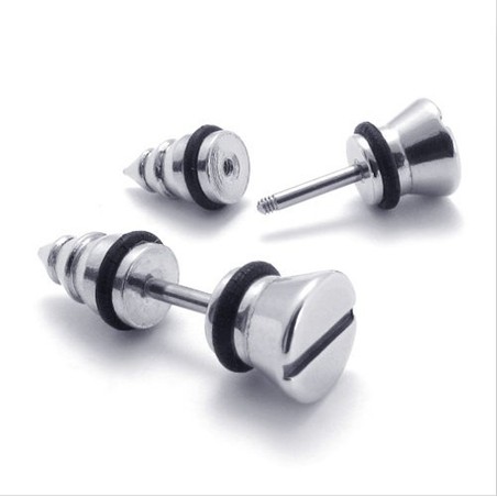 Skillful Manufacture Color Brilliancy Excellent Quality Titanium Earrings 