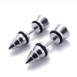 Skillful Manufacture Color Brilliancy Excellent Quality Titanium Earrings 