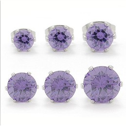 Latest Technology Color Brilliancy Stable Quality Titanium Earrings