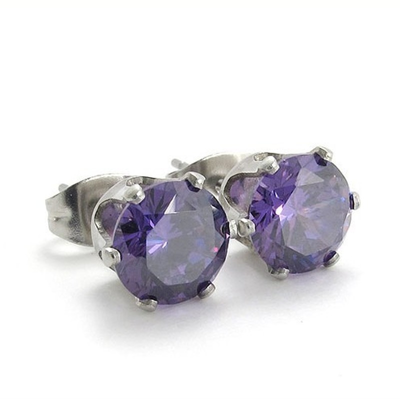 Finely Processed Beautiful in Colors Stable Quality Titanium Earrings