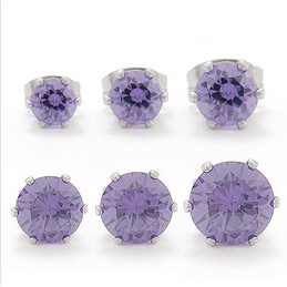 Finely Processed Beautiful in Colors Stable Quality Titanium Earrings