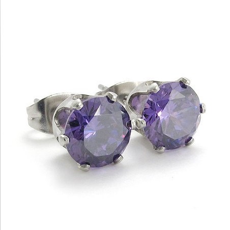 Latest Technology Color Brilliancy Stable Quality Titanium Earrings