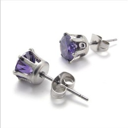 Latest Technology Color Brilliancy Stable Quality Titanium Earrings
