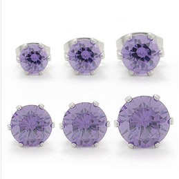 Latest Technology Color Brilliancy Stable Quality Titanium Earrings