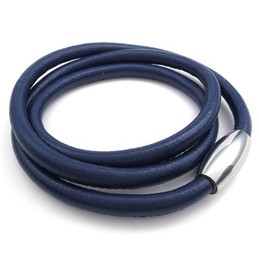 Deft Design Delicate Colors Excellent Quality Titanium Leather Necklace