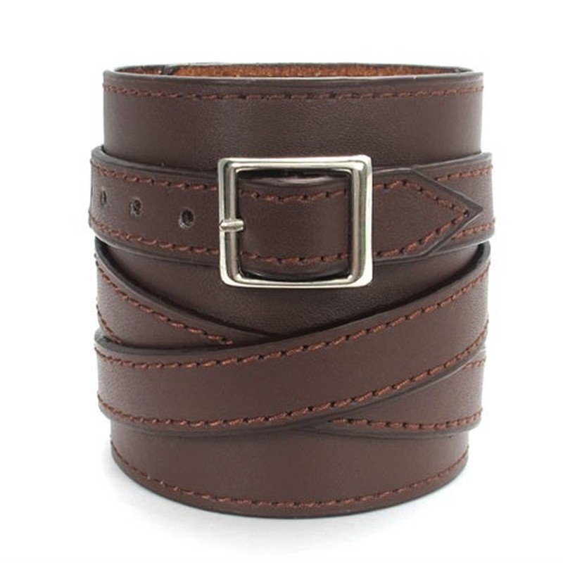 Finely Processed Delicate Colors Reliable Quality Titanium Leather Bangle