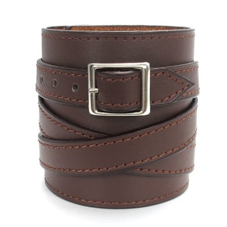Finely Processed Delicate Colors Reliable Quality Titanium Leather Bangle