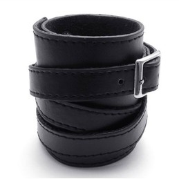 Finely Processed Delicate Colors Reliable Quality Titanium Leather Bangle
