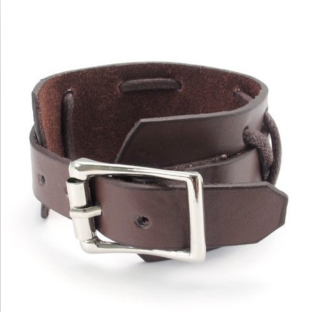 Skillful Manufacture Delicate Colors Reliable Quality Titanium Leather Bangle