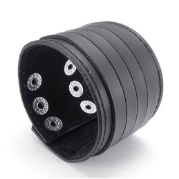 Skillful Manufacture Delicate Colors Reliable Quality Titanium Leather Bangle