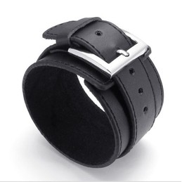 Skillful Manufacture Delicate Colors Reliable Quality Titanium Leather Bangle