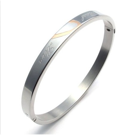 Elegant Shape Color Brilliancy Excellent Quality Titanium Bangle