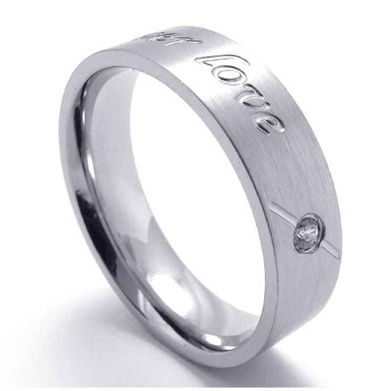 Various Styles Color Brilliancy to Enjoy High Reputation at Home and Abroad Titanium Ring