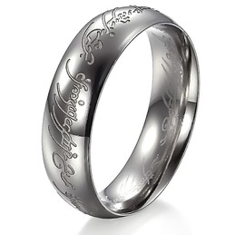 Wide Varieties Male Titanium Ring 