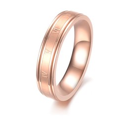 Reliable Quality Female Black Titanium Ring 