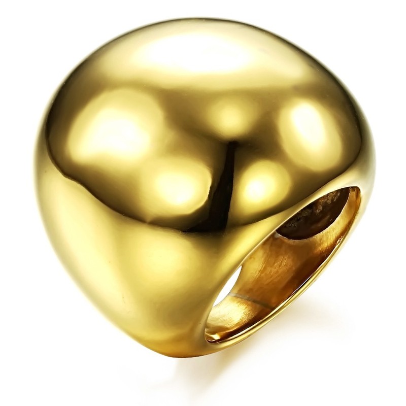 The King of Quantity Male Exaggerate Titanium Ring