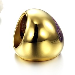 The King of Quantity Male Exaggerate Titanium Ring