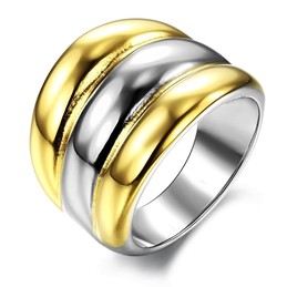 Well-known for Its Fine Quality Exaggerate Titanium Ring 
