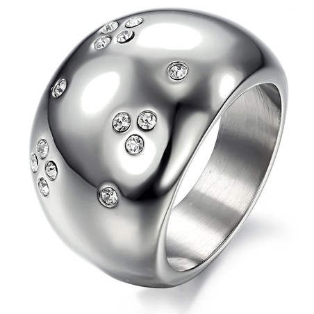 The Queen of Quality Exaggerate Titanium Ring 