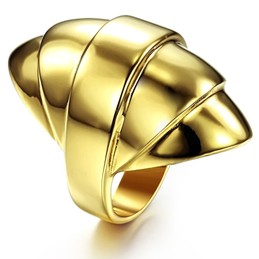High Quality Exaggerate Titanium Ring 