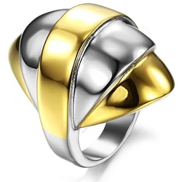 Quality and Quantity Assured Male Exaggerate Titanium Ring 