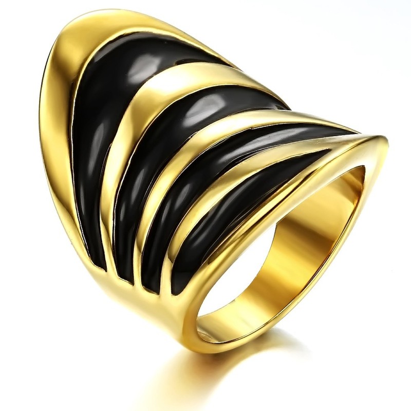 Selling Well all over the World Exaggerate Titanium Ring