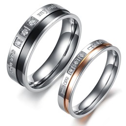Reliable Quality Titanium Ring For Lovers
