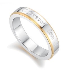 Quality and Quantity Assured Fashion Titanium Ring For Lovers 