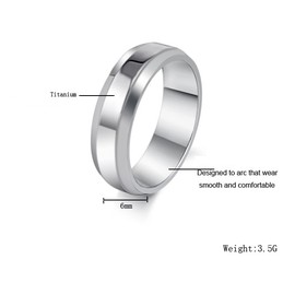 High Quality Male Pure Titanium Ring 