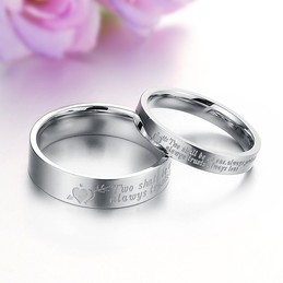Reliable Quality Titanium Ring For Lovers 