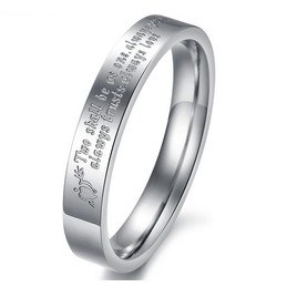 Reliable Quality Titanium Ring For Lovers 