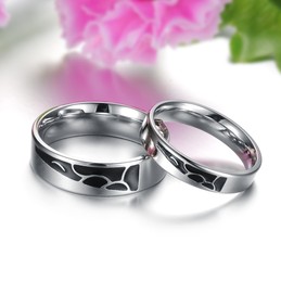 Stable Quality Titanium Ring For Lovers 