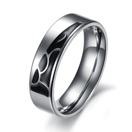 Stable Quality Titanium Ring For Lovers 