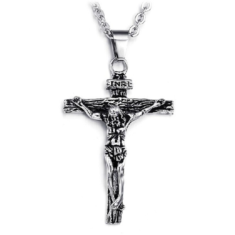 Easy to Use Cross Titanium Necklace 