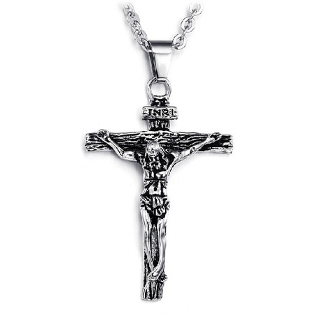 Easy to Use Cross Titanium Necklace 