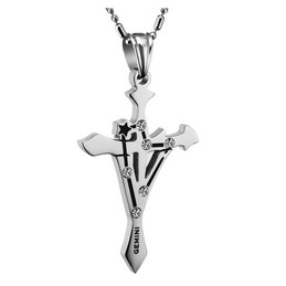 The Queen of Quality Leo Titanium Necklace 