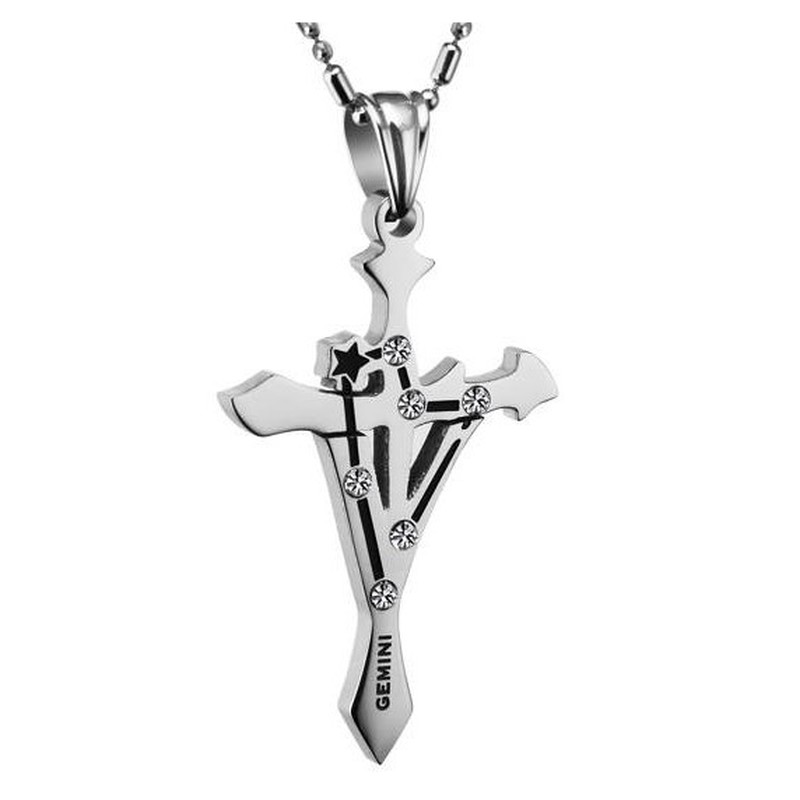 The Queen of Quality Leo Titanium Necklace 